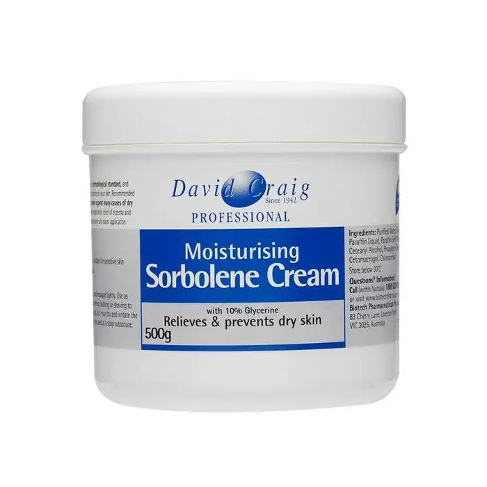 David Craig Moisturising Sorbolene Cream With 10% Glycerine 500g - Beauty