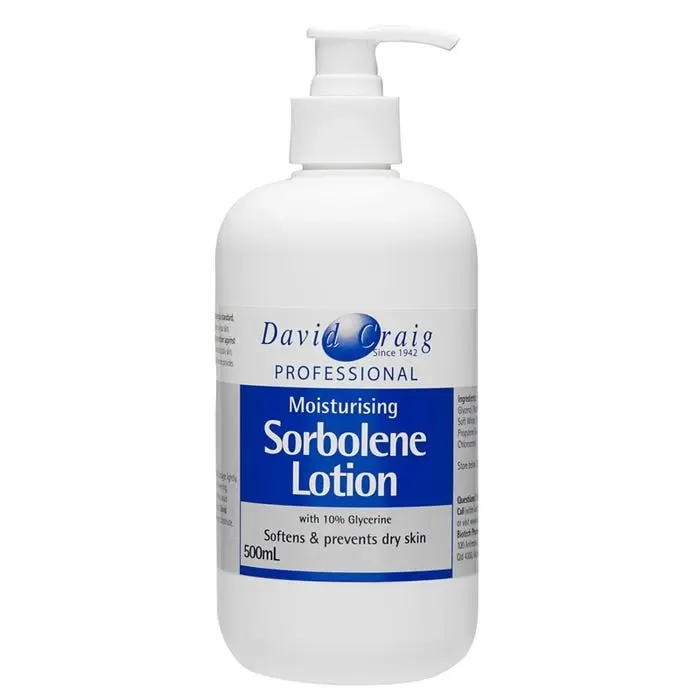 David Craig Sorbolene Lotion & Glyc 10% Pump 500g - Beauty