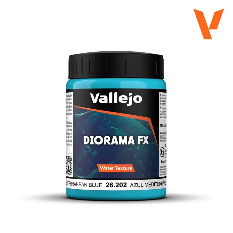 Diorama Effects Water Texture Mediterranean Blue 200ml - Hobbies