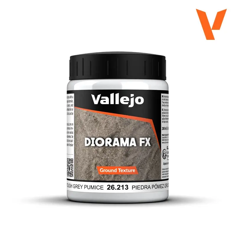 Diorama Effects Ground Texture Rough Grey Pumice 200ml - Hobbies