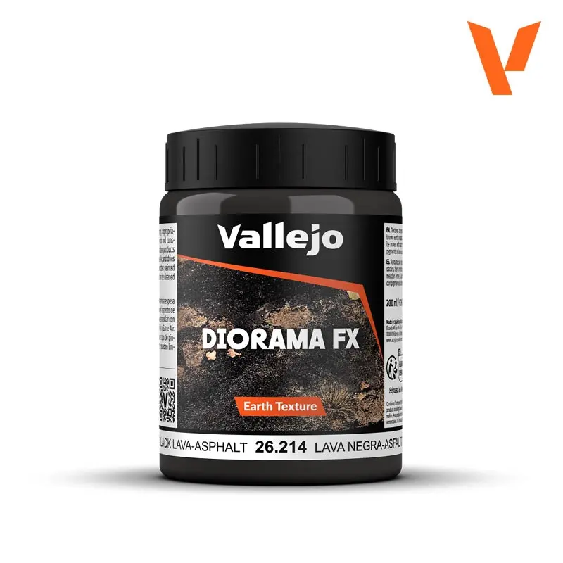 Diorama Effects Earth Texture Black Lava-Asphalt 200ml