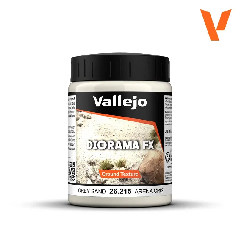 Diorama Effects Ground Texture Grey Sand 200ml - Hobbies