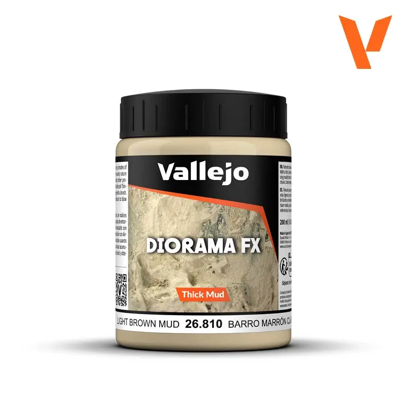 Diorama Effects Thick Mud Light Brown Mud 200ml - Hobbies