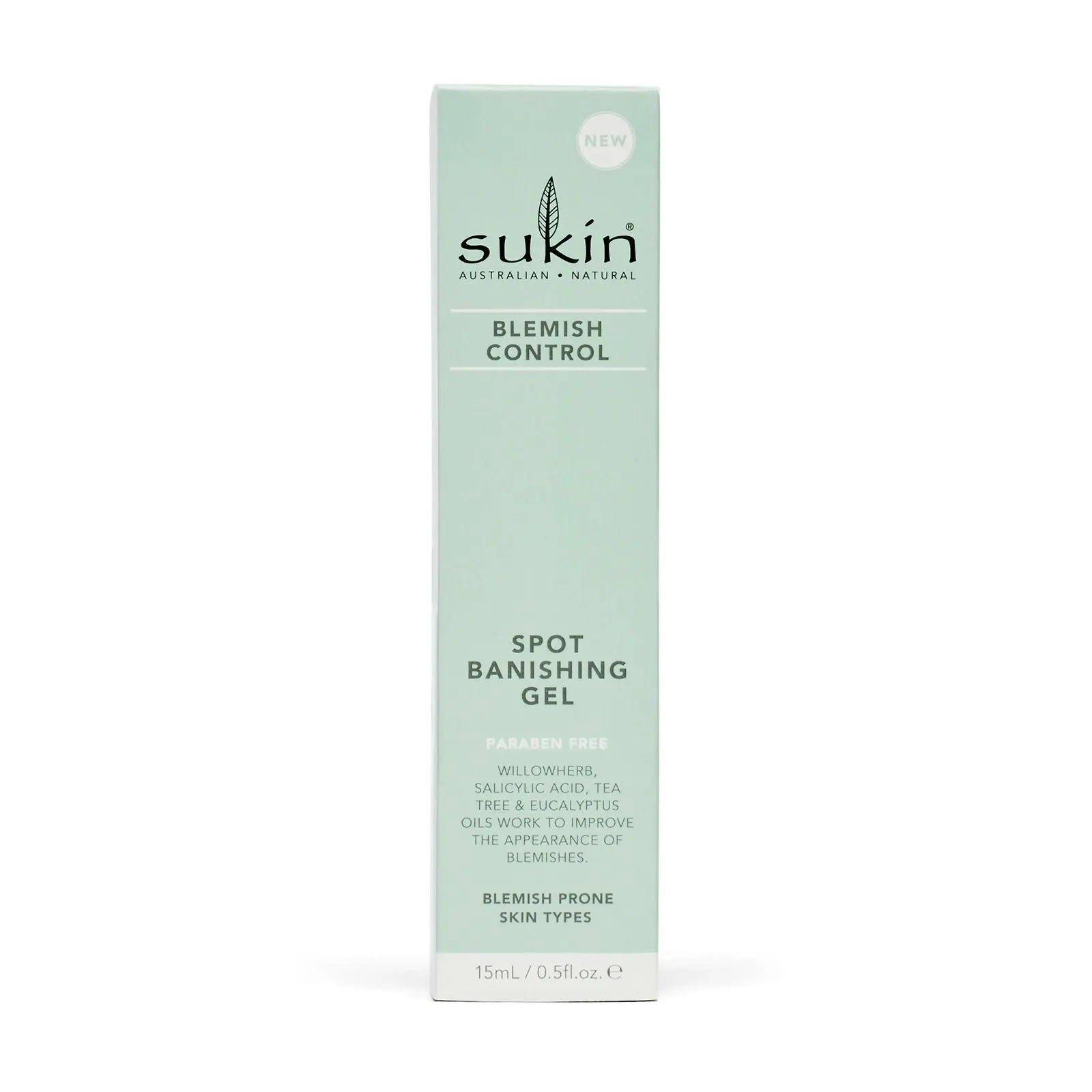 Sukin Blemish Control Spot Banishing Gel 15ml - Beauty