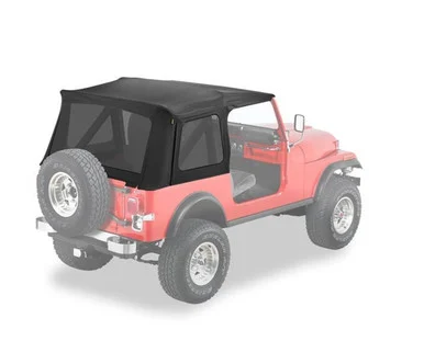 Bestop 5572915 Sprtp Rplc Tnt Blk 76-95