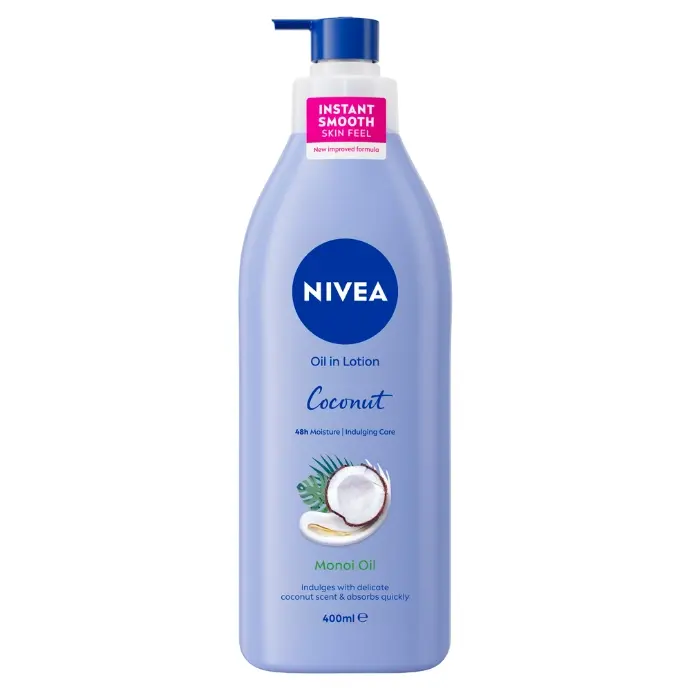 Nivea Oil Infused Coconut and Monoi Oil Body Lotion 400ml - Beauty