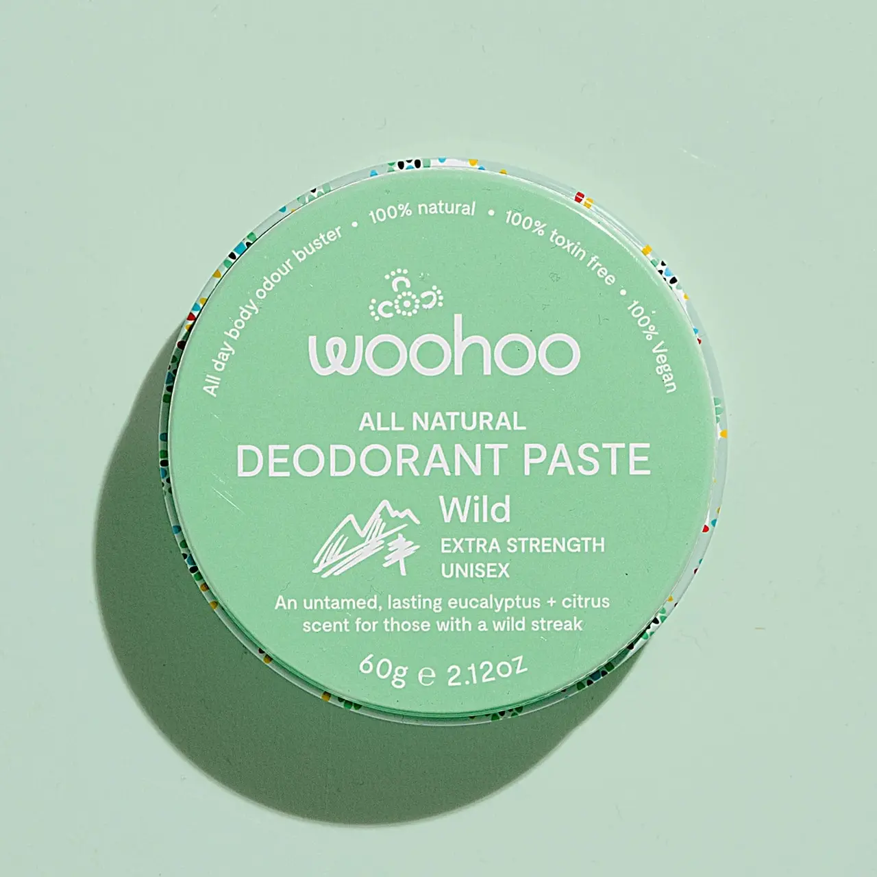 Woohoo All Natural Deodorant Paste Wild 60g - Health