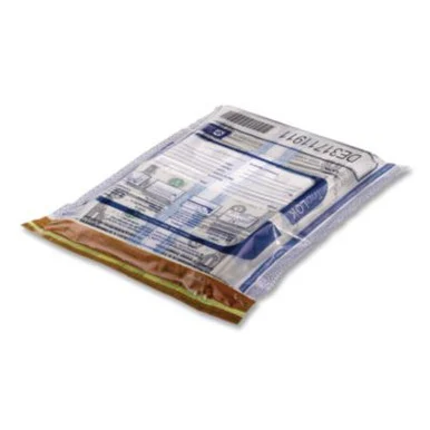 Controltek 585048PK Deposit Bag, Plastic, 15" X 20", Clear, 50/pack