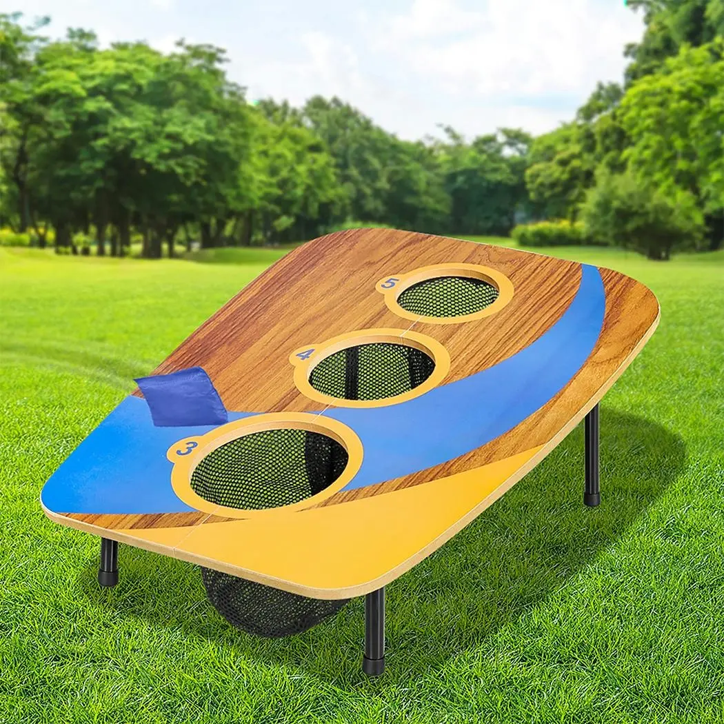 BoPeep Kids Bean Bag Toss Game Set Children Wooden Outdoor Toys Theme Party - Toys & Games