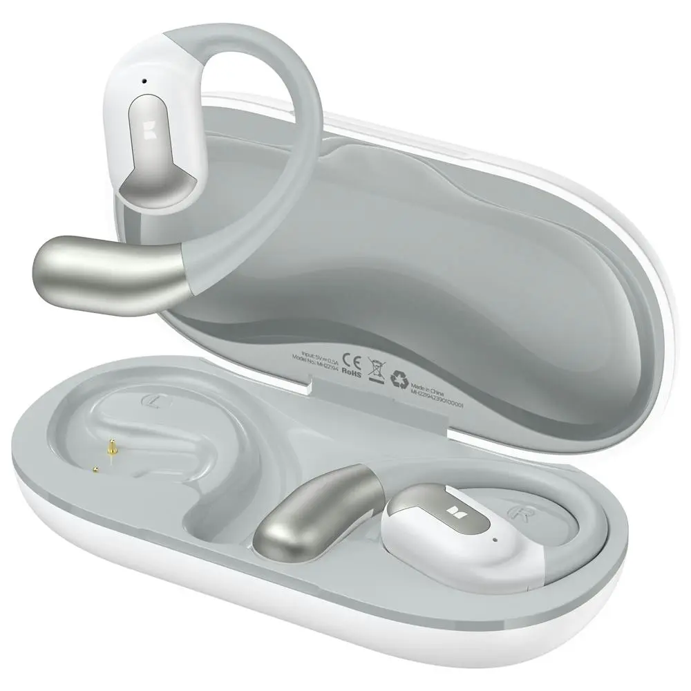 Monster Open Ear Wireless Bluetooth Earphones Rechargeable Waterproof White - Best Gifts Under $100