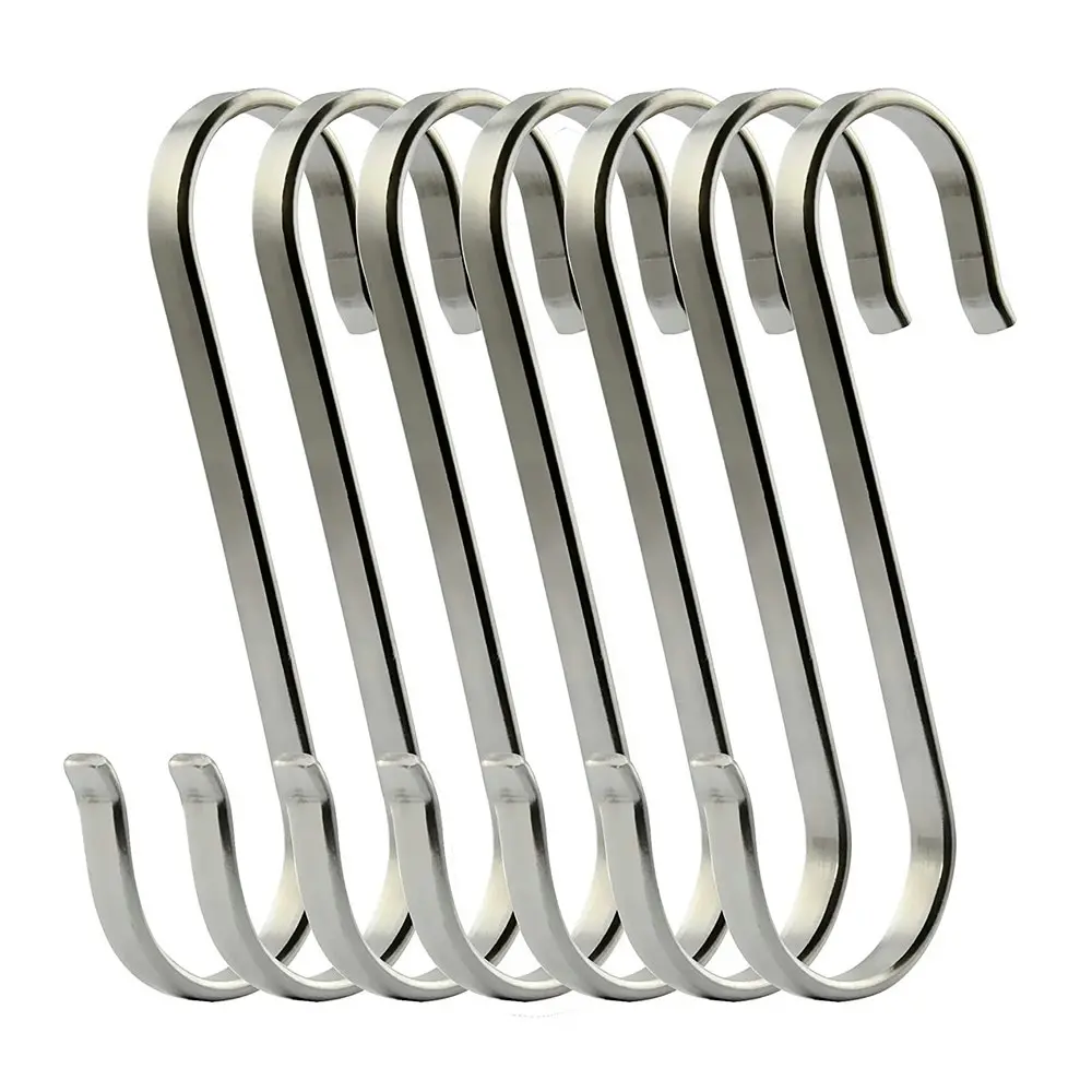 6 packs Stainless steel hook S type hook multifunctional S hook - Home & Garden