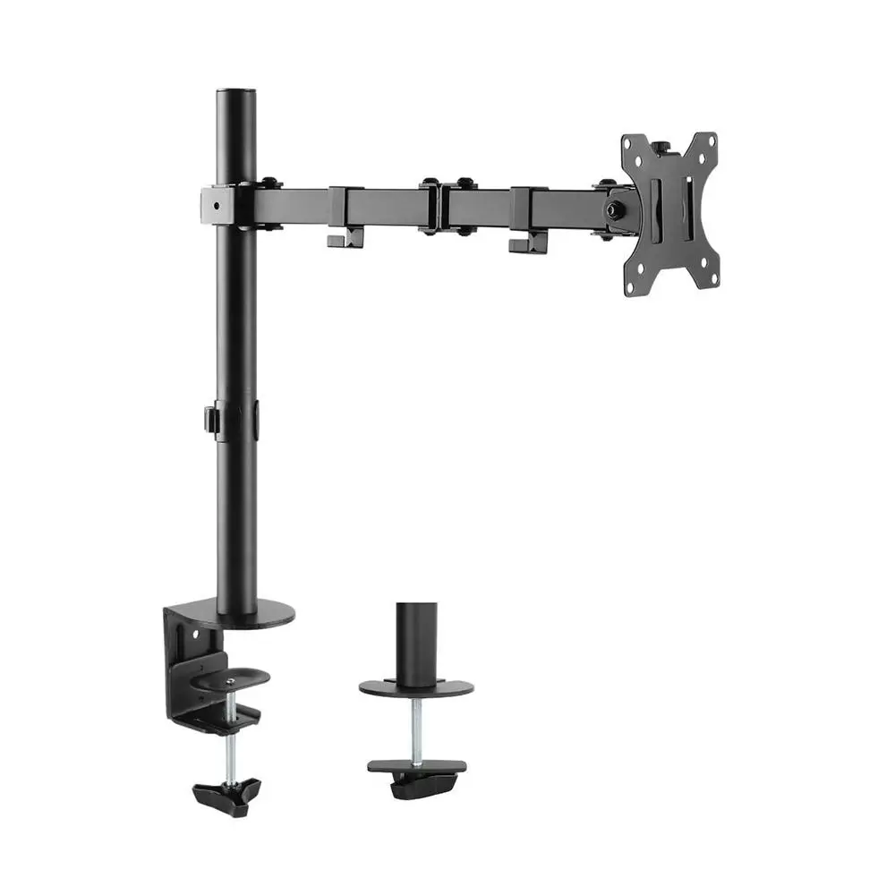 Activiva 13in to 32in Single Monitor Screen Bracket Tilt/Rotate Arm f/Desk Mount - Electronics