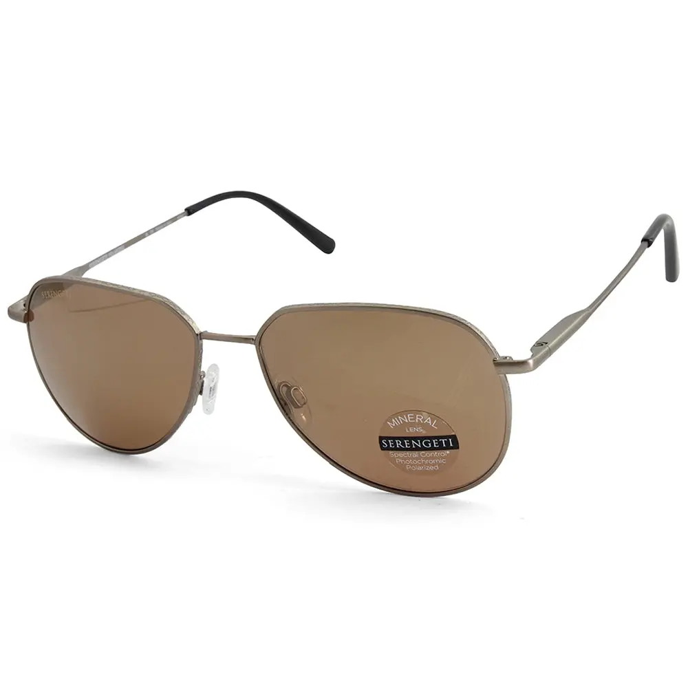 Serengeti Haywood Brushed Bronze/Drivers Gold Polarised Men's Sunglasses - Fashion