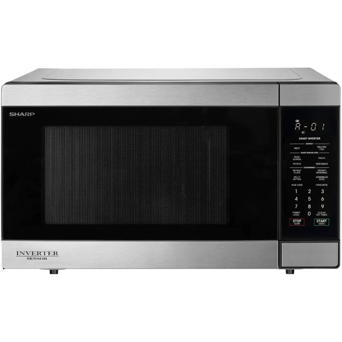 Sharp 45L Inverter Microwave Stainless Steel - Home & Garden