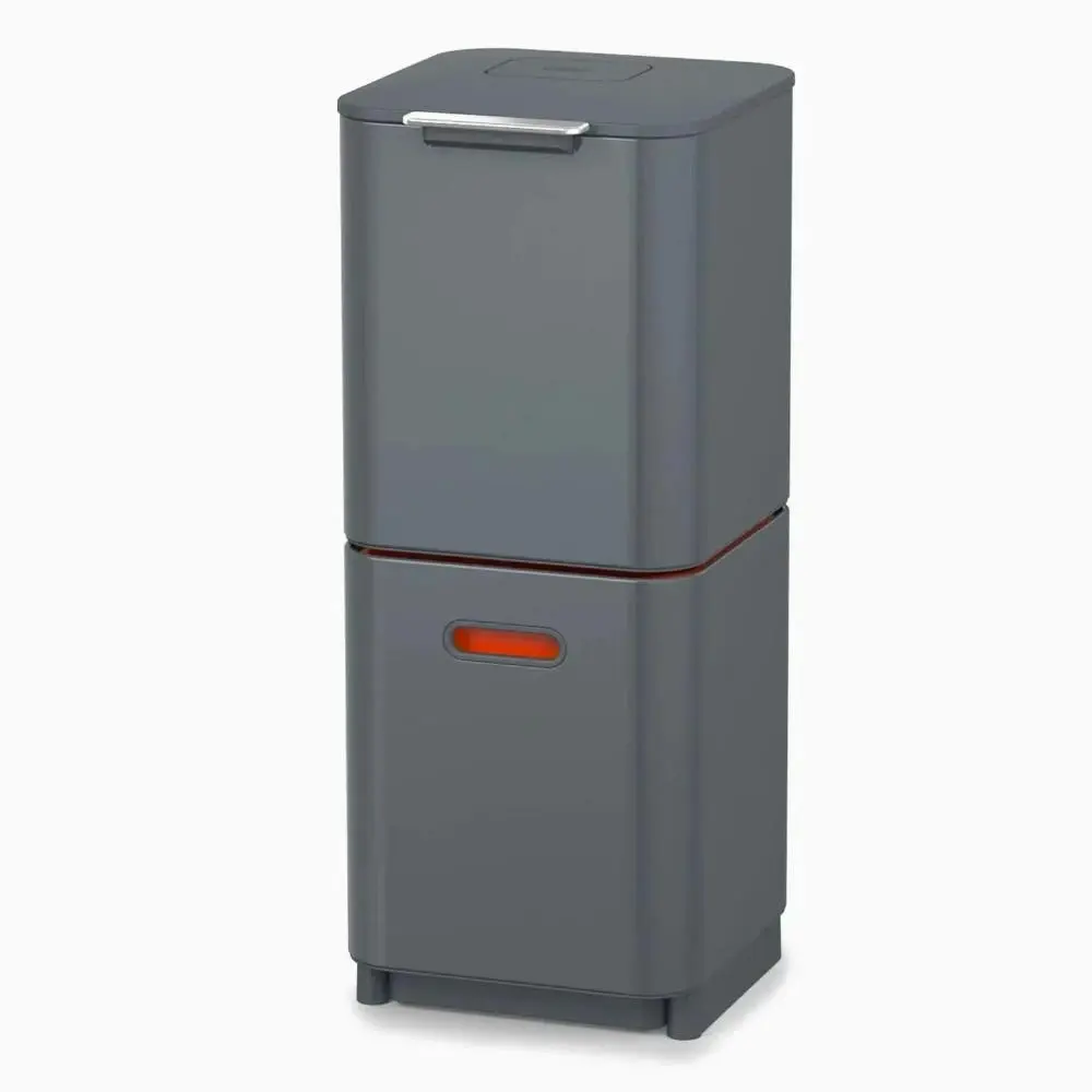 Joseph Joseph Totem Compact Waste Separation 40L Bin Graphite 30065 - Home & Garden