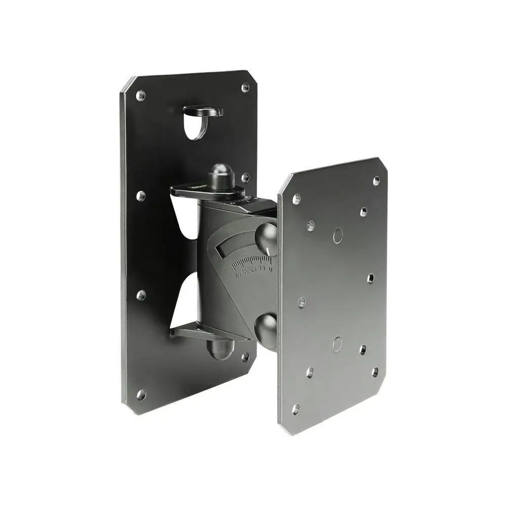 Gravity SPWMBS30B Tilt & Swivel Steel Wall Mount Holder For Speaker 30KG Black - Electronics