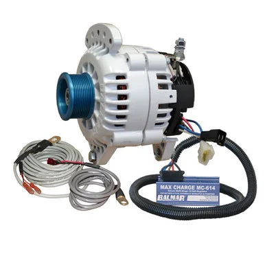 Ballard Commercial Industries, Inc. 60-YP-MC-120-J10 Balmar Alternator 120 Amp Kit 120v 3.15" Dual Foot Saddle J10 Pulley Regulator & Temp Sensor