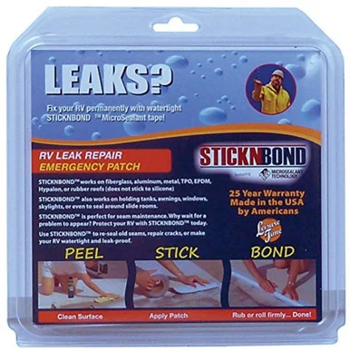 Hengs Industries 60019 StickNBond 6" x 6" White UV Patch Kit - Heng's Industries