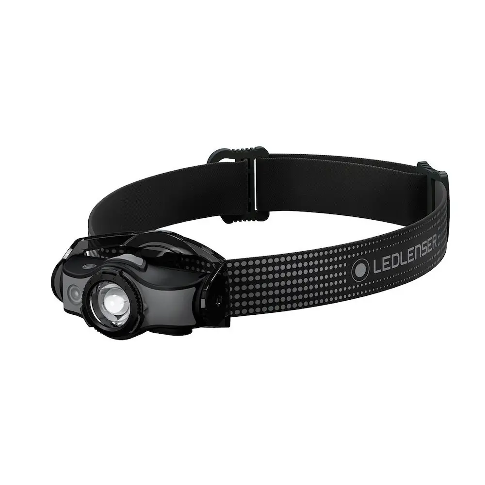 Led Lenser MH3 Headlamp 200 Lumens Head Torch Black & Grey - Sports & Outdoor