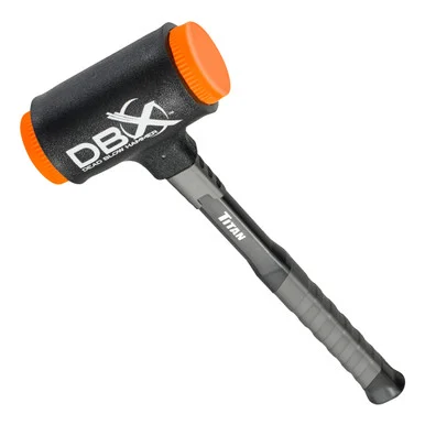 Titan 63628 Dbx 28 Oz. Dead Blow Hammer With Replaceable Polyurethane Striking Faces