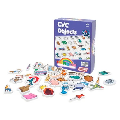 Junior Learning 641 Rainbow Cvc Objects, Ages 4 To 5