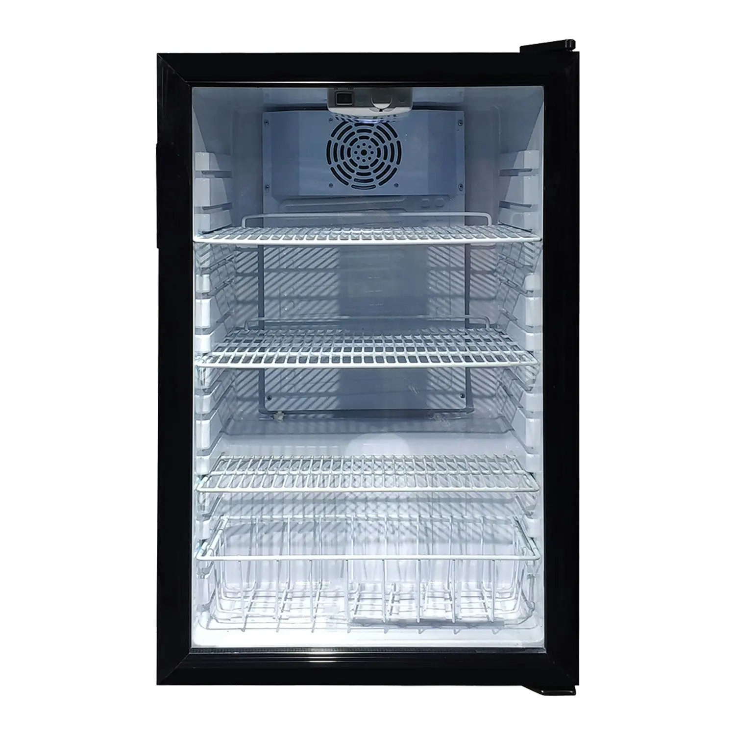 Kolner 130L Mini Bar Fridge Glass Door Beverage Cooler Drinks Refrigerator - Home & Garden