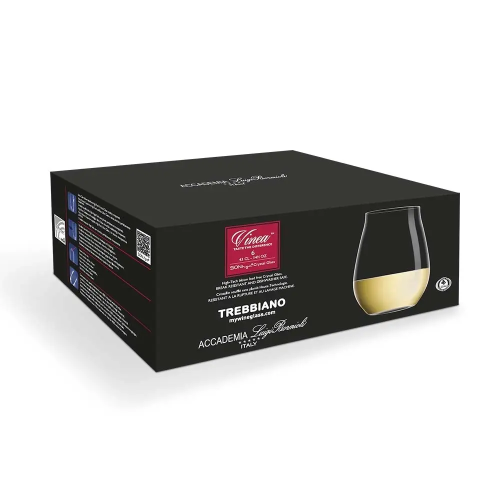 LUIGI BORMIOLI VINEA TREBBIANO DOF GLASSES - 430ml SET 6