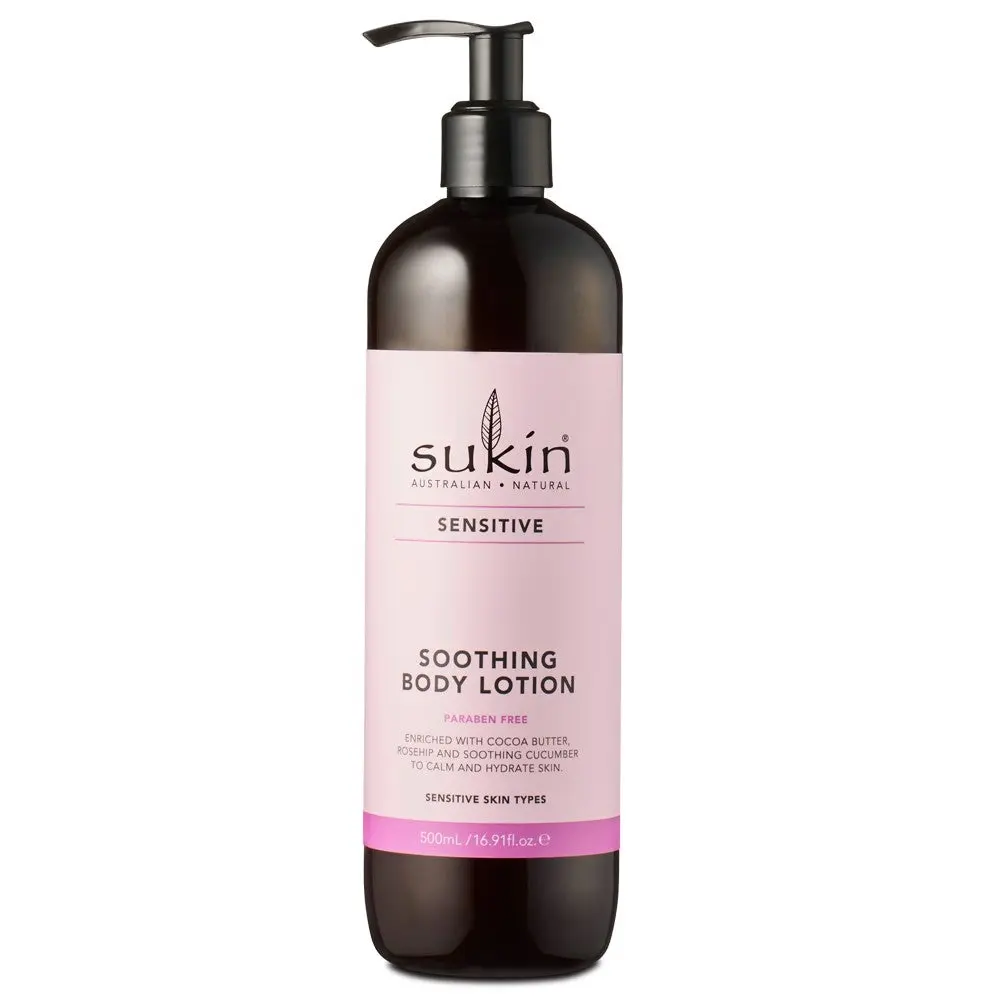SUKIN Sensitive Soothing Body Lotion 500mL - Beauty