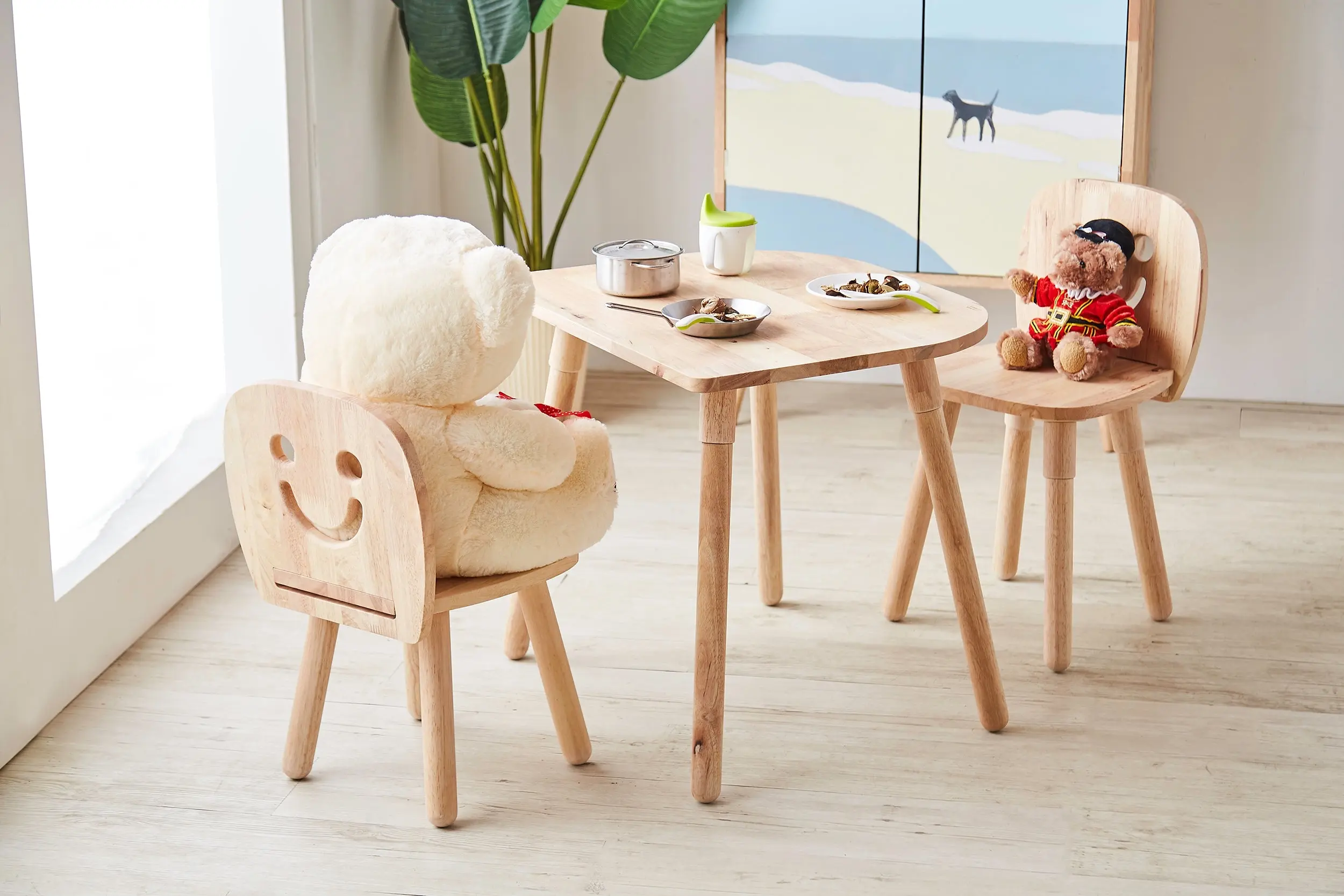 3pc Smiley Kids Table Set - Furniture