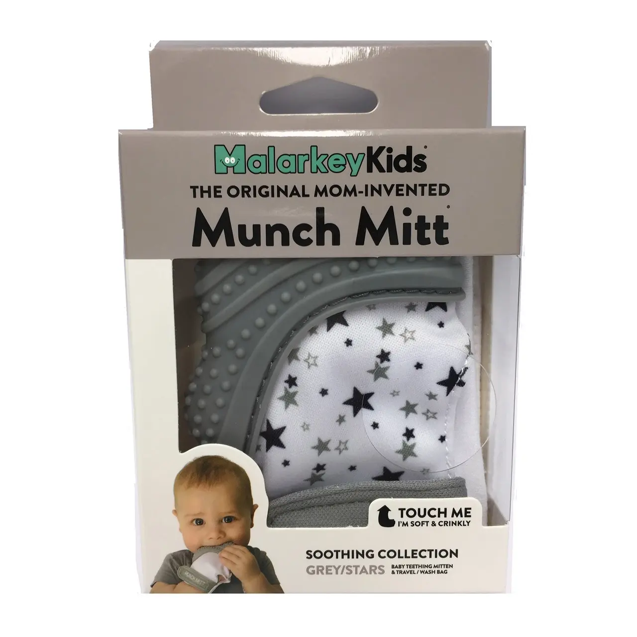 Malarkey Kids Munch Mitt Grey/Stars - Baby