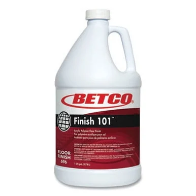 Betco 6960400 Finish 101 Floor Finish, 1 Gal Bottle, 4/carton