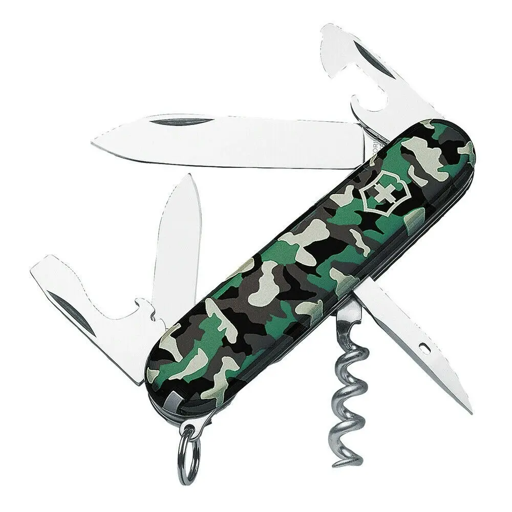 Victorinox Swiss Army Knife Camouflage Officer Spartan Pocket Knife - Sports & Outdoor