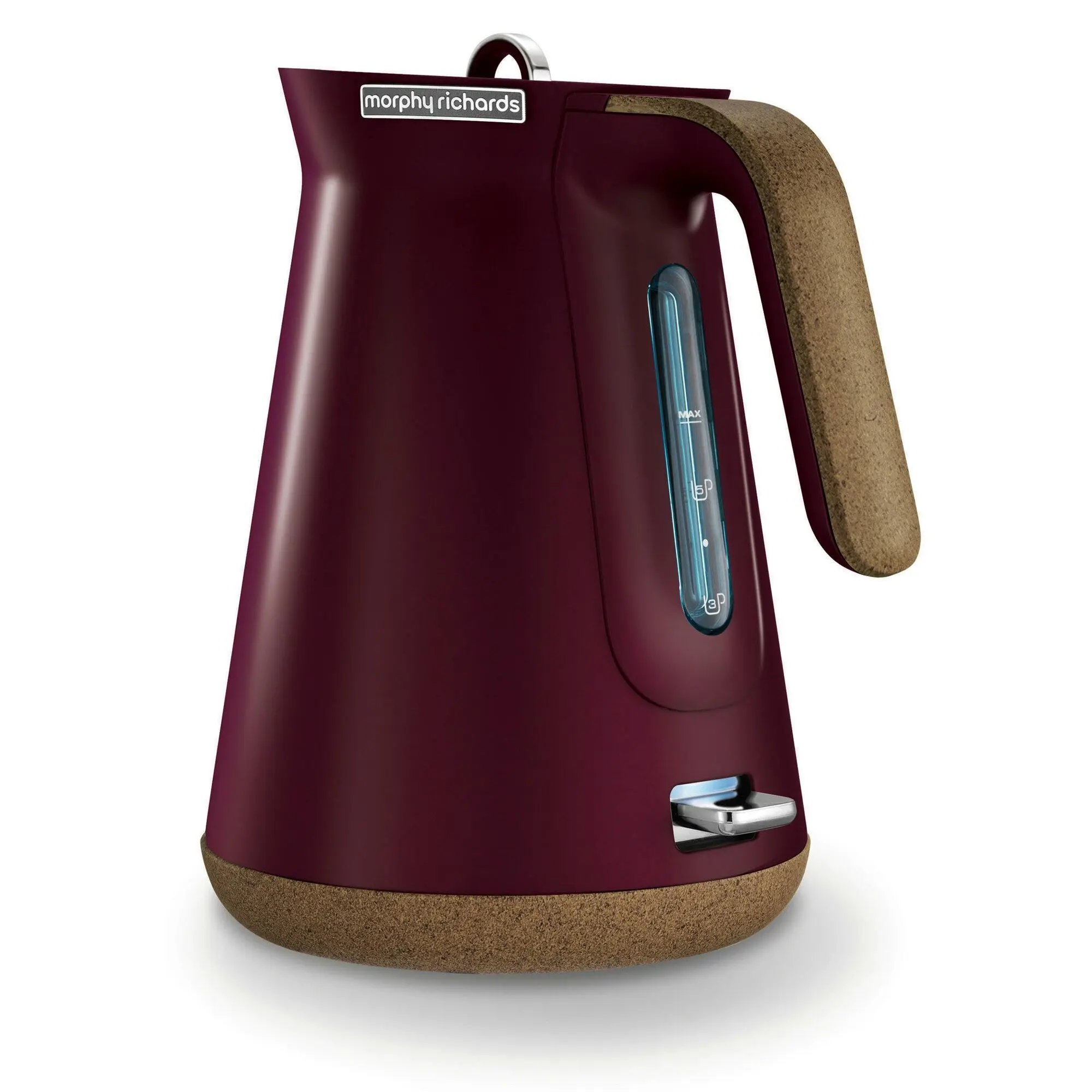 Morphy Richards Aspect Cork Maroon Kettle - Up to 70% off Branded Appliances