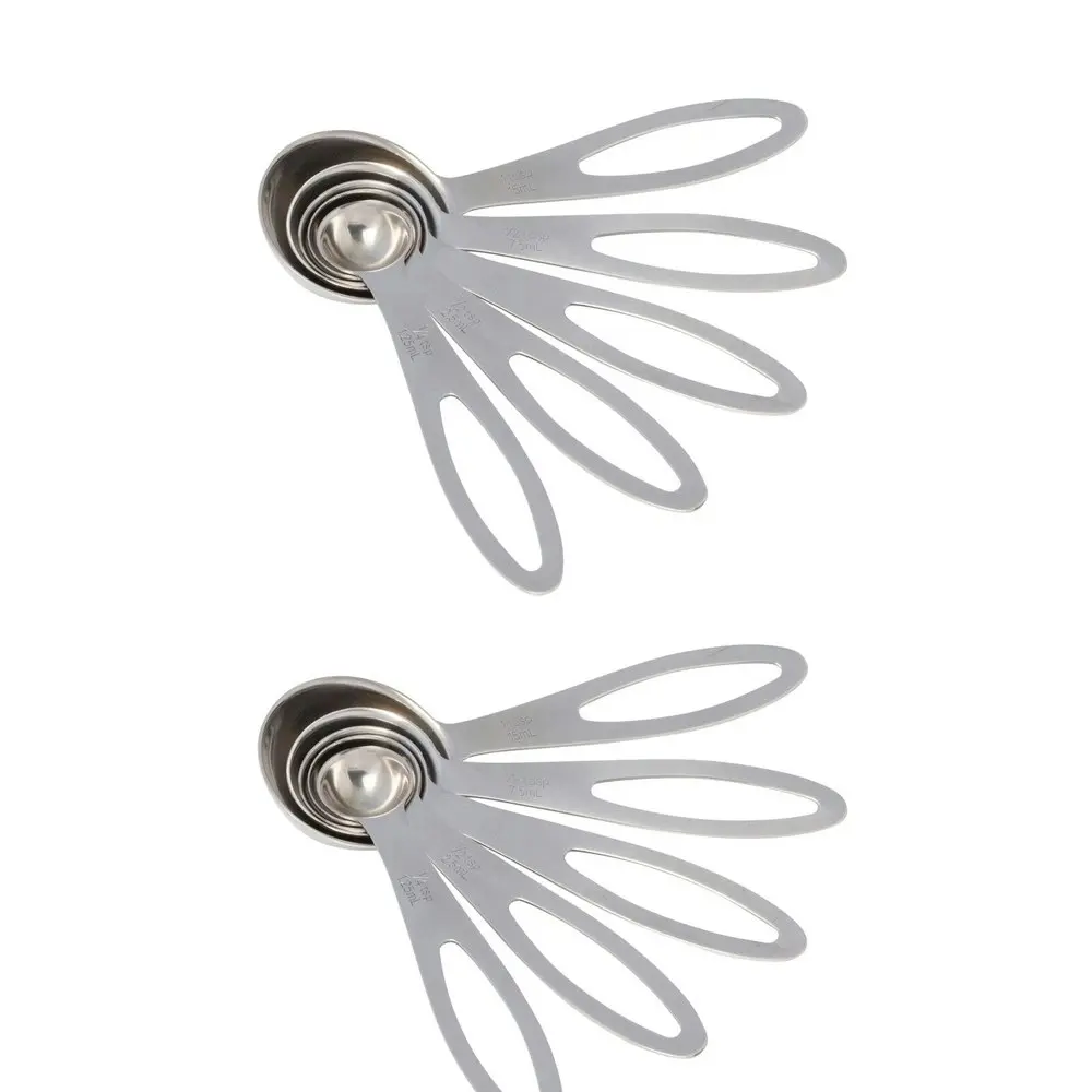 2x 5pc Cuisena Stainless Steel Measuring Spoons Scoop Baking/Kitchen Utensil Set - Home & Garden