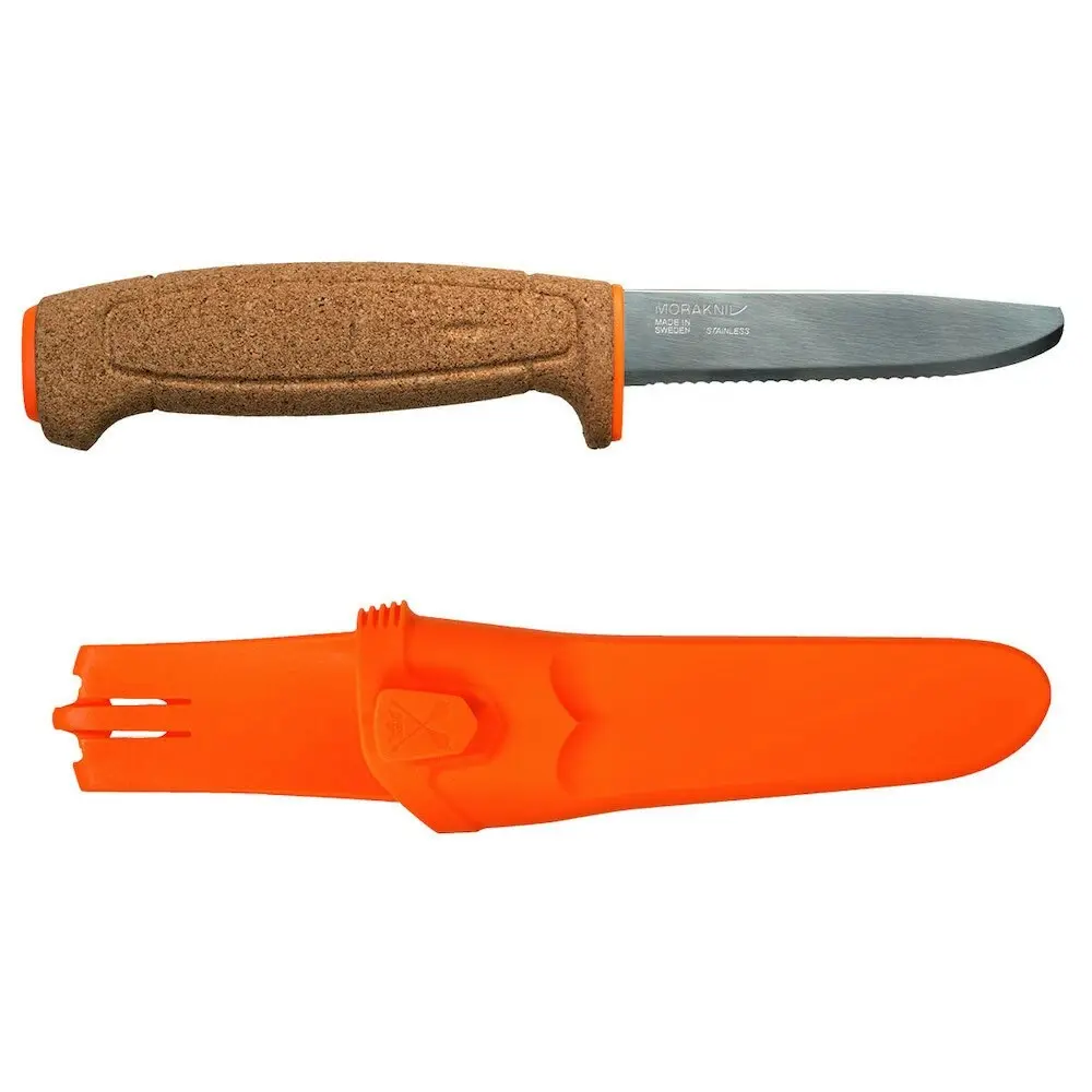 Morakniv Floating Serrated Knife + Sheath | YKM13131 - Sports & Outdoor