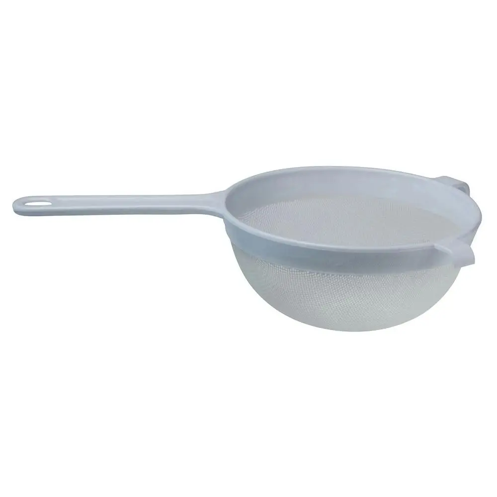 Cuisena 20cm Nylon Mesh Strainer Pasta Noodles Drainer w/ Long Handle White - Home & Garden