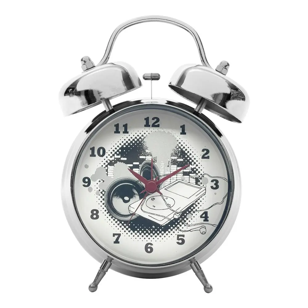 Tik Tok Tubell Kids/Childrens Analog Desk Standing Alarm Clock Time 12x20cm iPod - Home & Garden