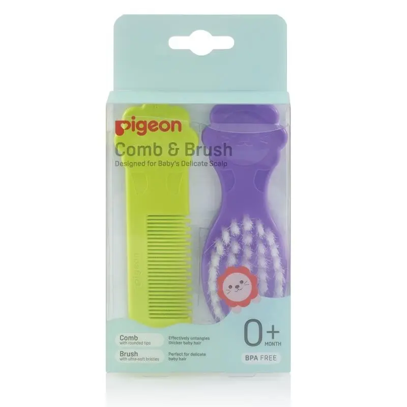 PIGEON Brush & Comb Set - Baby