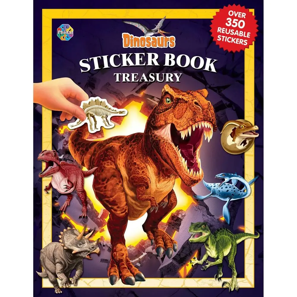 Dinosaurs Sticker Book Treasury Kids/Children Educational Activity Book 3y+ - Entertainment
