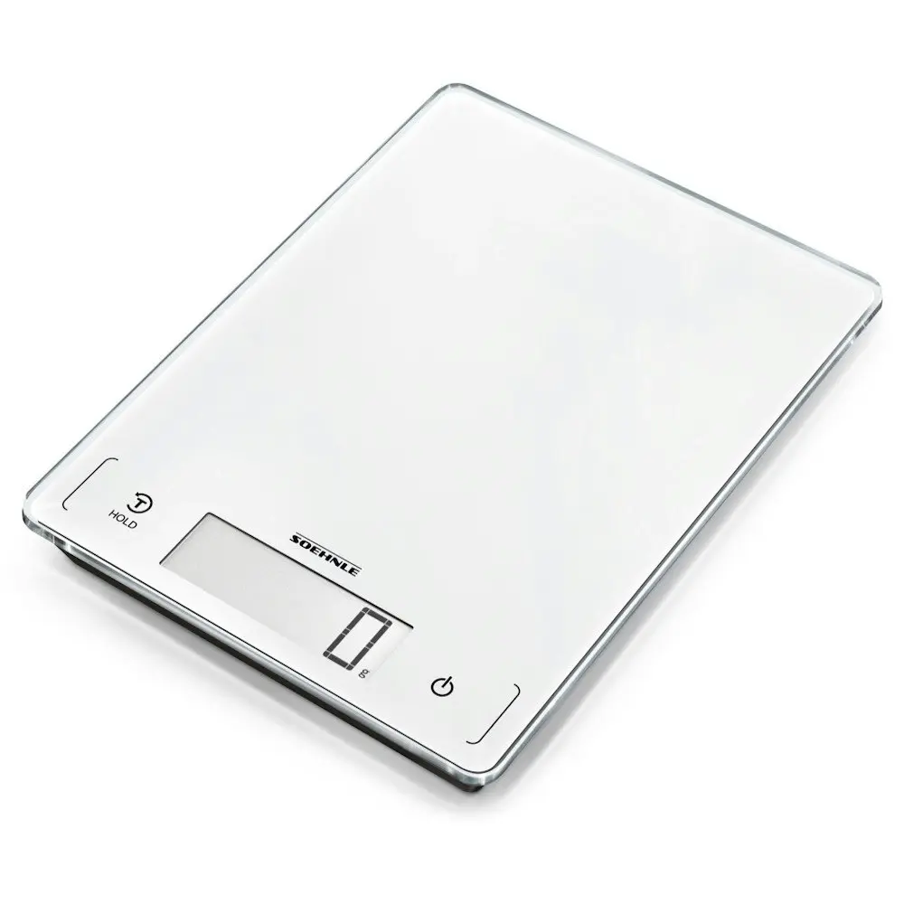 Soehnle Page Profi 300 Digital Kitchen Scale With Timer White | 20kg Capacity 61507 - Home & Garden