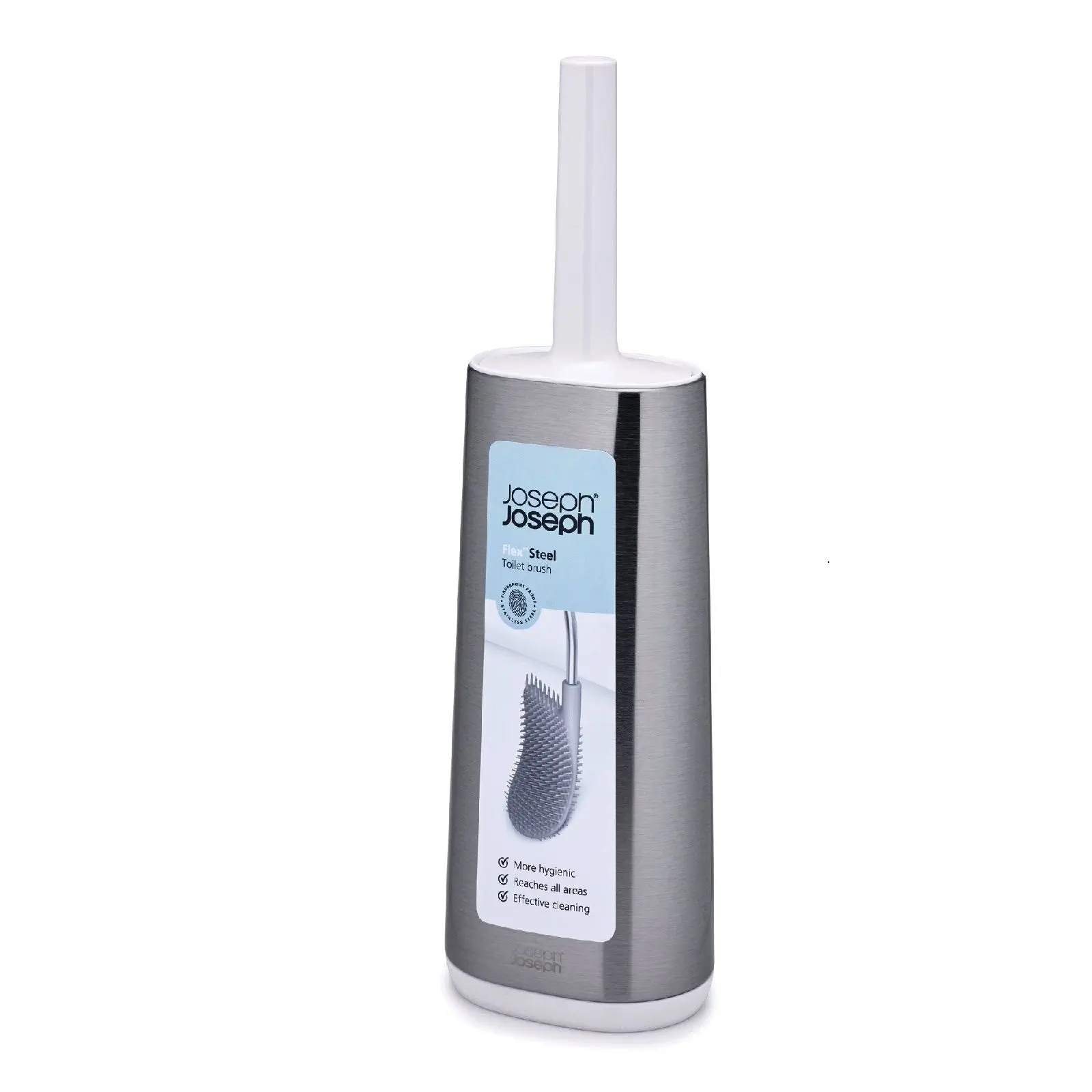 JOSEPH JOSEPH FLEX TOILET BRUSH - STAINLESS STEEL
