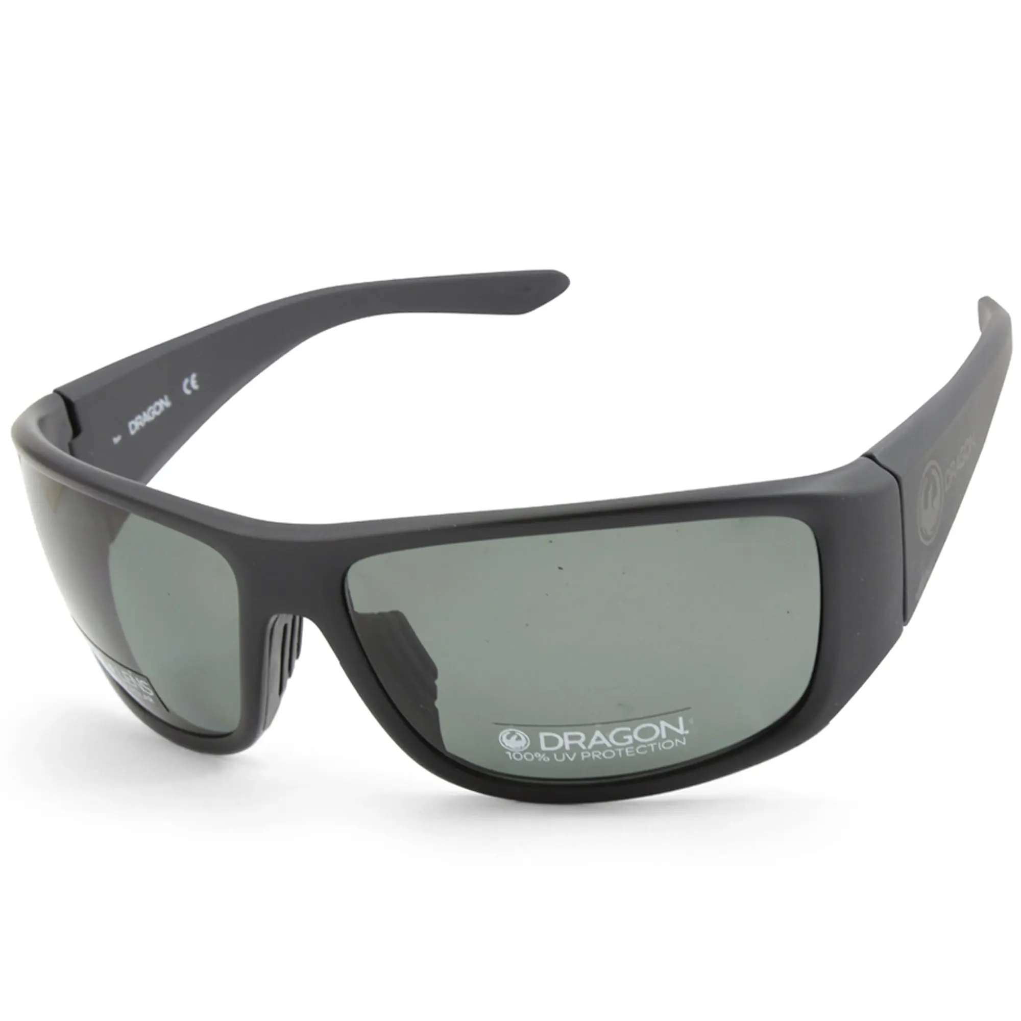 Dragon Jump LL Matte Black/Grey Unisex Polarised Sports Sunglasses - Fashion