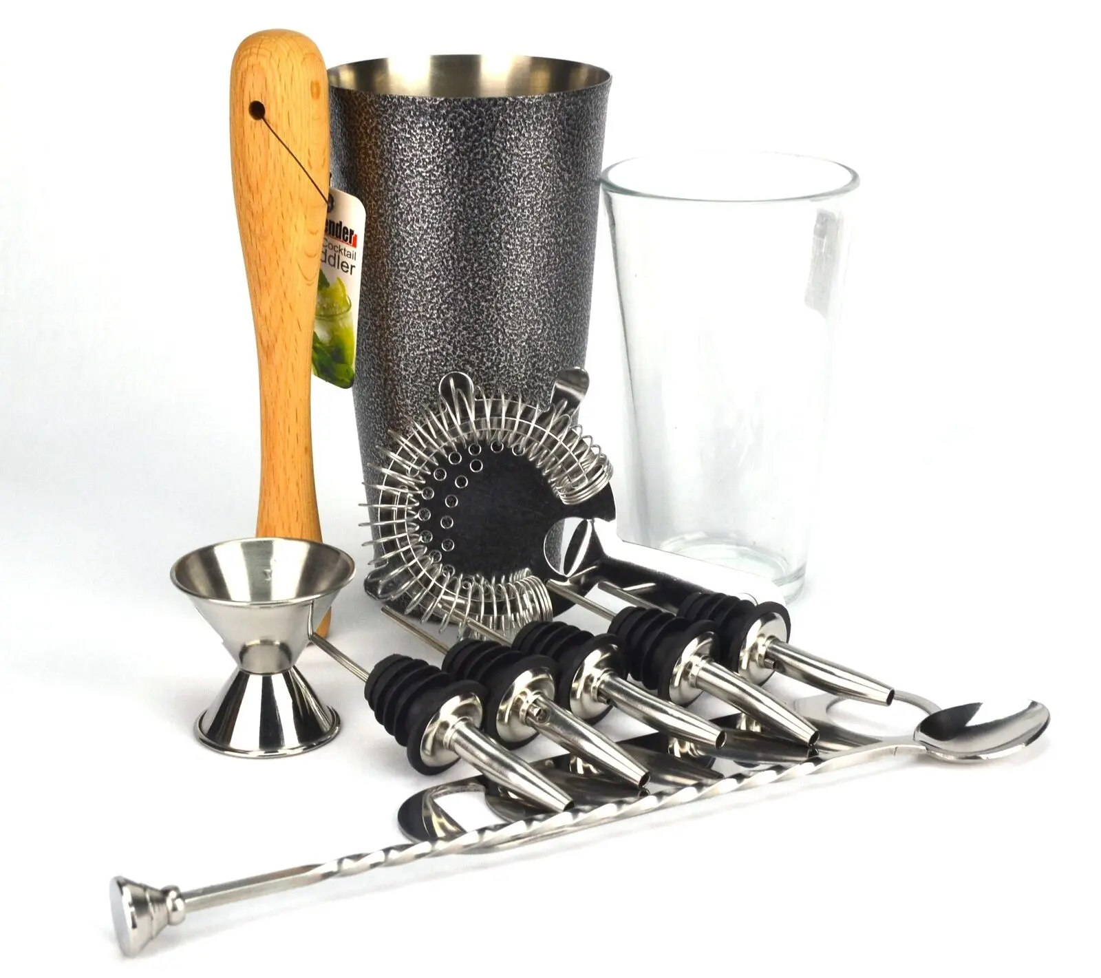 PURPLESPOILZ BLACK BOSTON SHAKER SET - Home & Garden