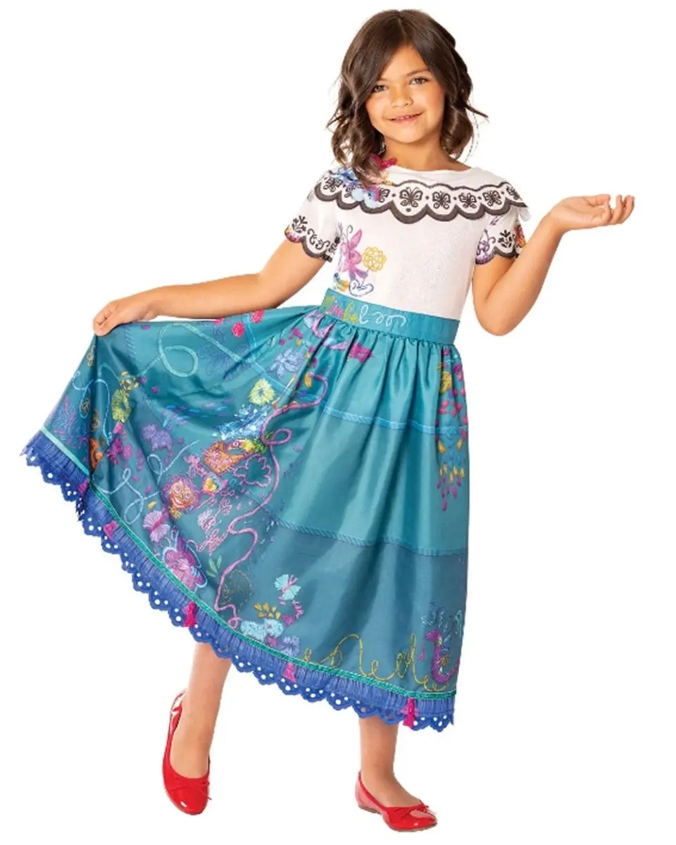 Deluxe Mirabel Encanto Girls Costume - Fashion