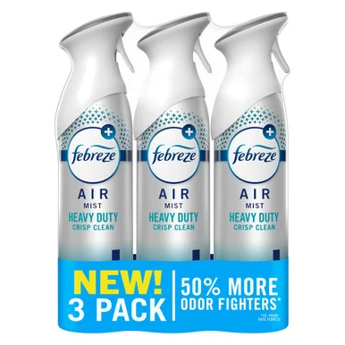 Procter & Gamble 74601 Air, Heavy-duty Crisp Clean, 8.8 Oz Aerosol Spray, 3/pack