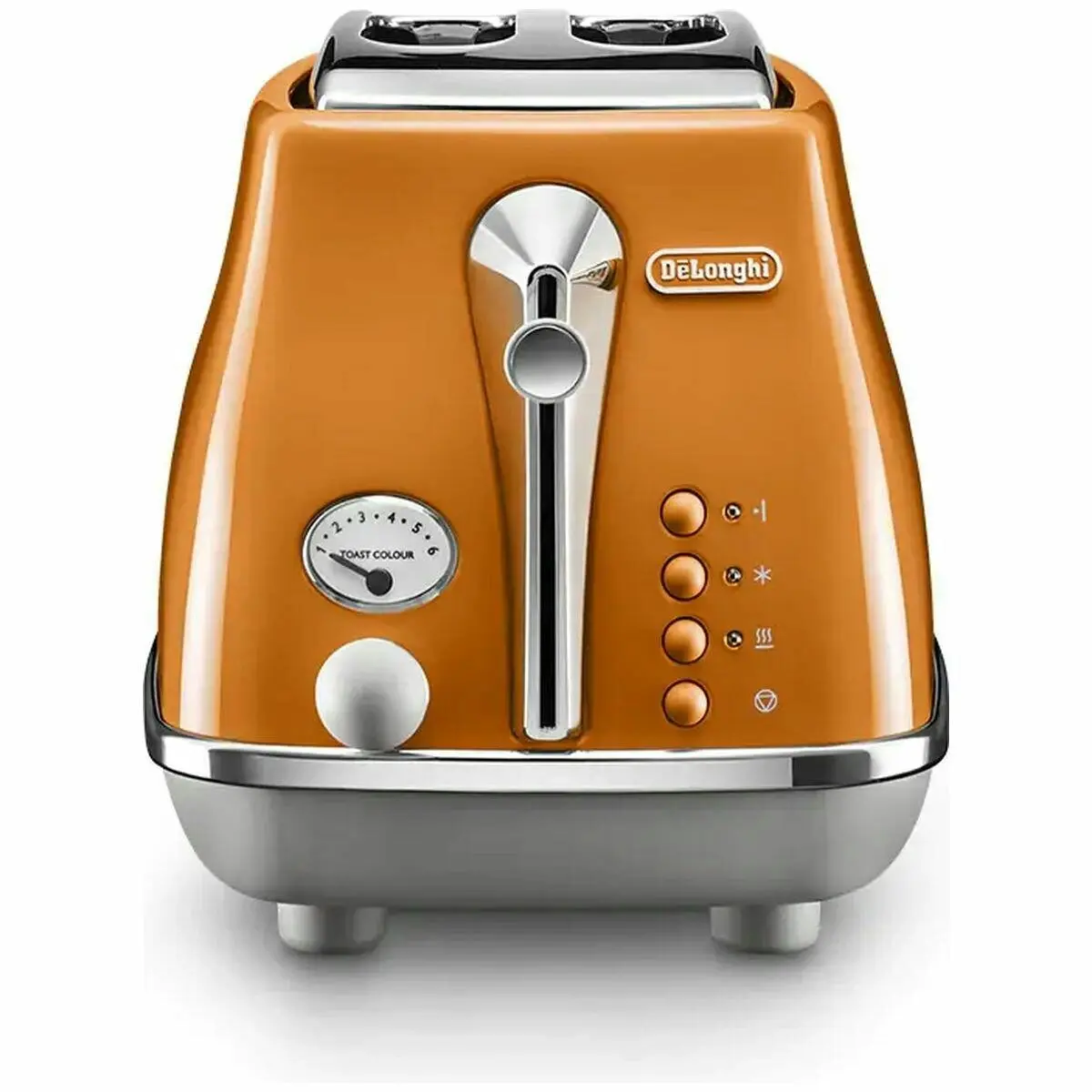 De'Longhi Icona Capitals Two Slice Toaster Rome Orange - Up to 70% off Branded Appliances