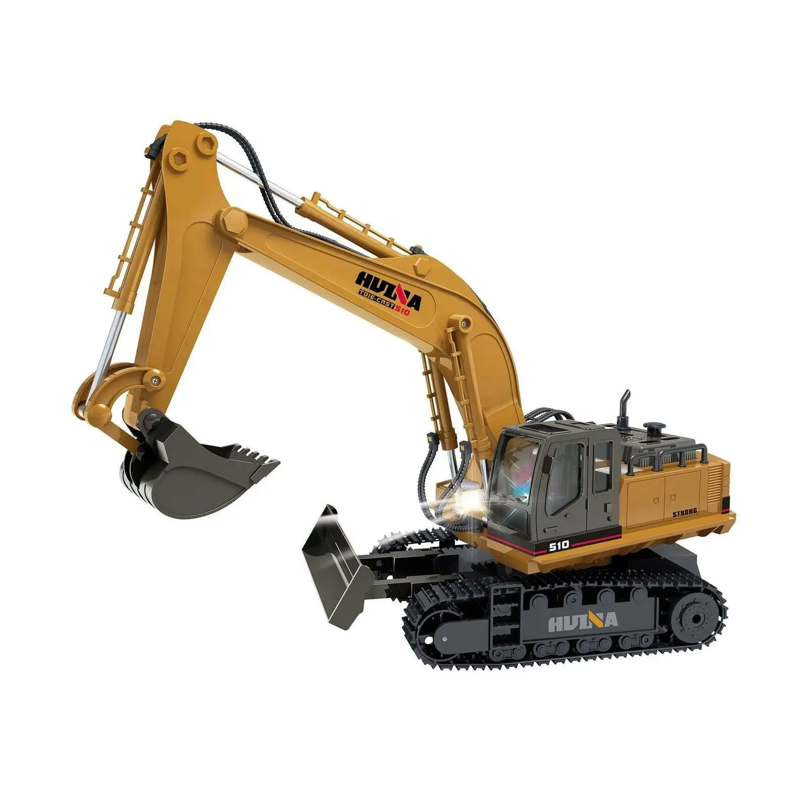 Remote Controlled 2.4GHz Tractor Excavator Digger Toy for Children - Toys & Games