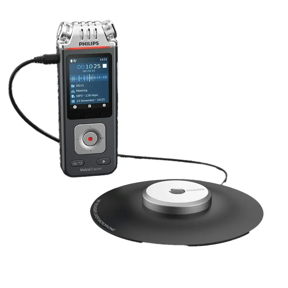 Philips DVT8115 360° Mic 8GB Digital Smart Voice Recorder Portable Audio 8gb - Electronics