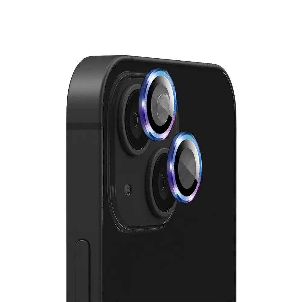 EFM Glass Mobile Camera Lens Protector Armour For iPhone 16 Rainbow Nirvana - Electronics