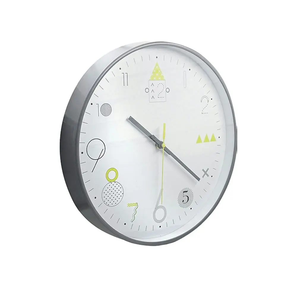 Unigift Modern Round 30cm Wall Clock Analogue Hanging Home Room Decor Assorted - Home & Garden